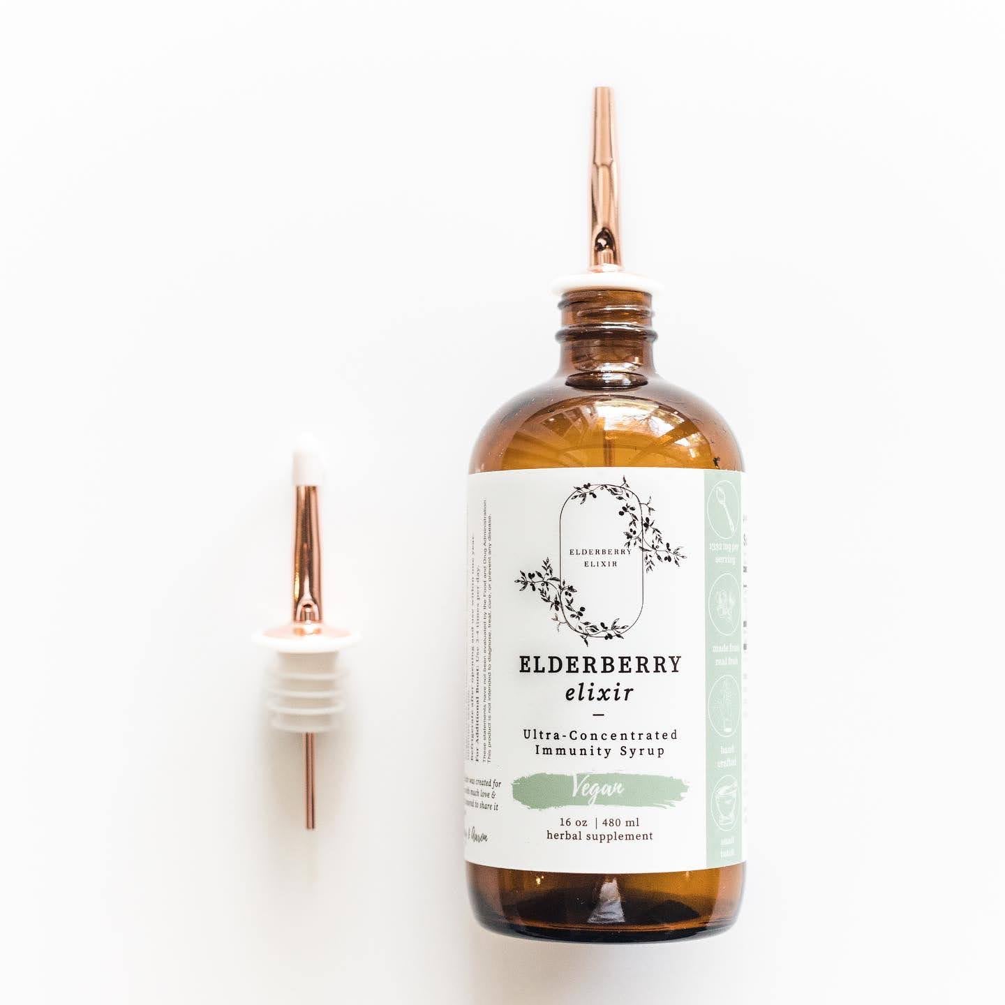 32oz Vegan- Elderberry Elixir