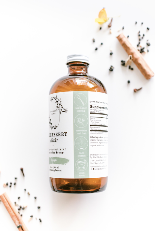 32oz Vegan- Elderberry Elixir