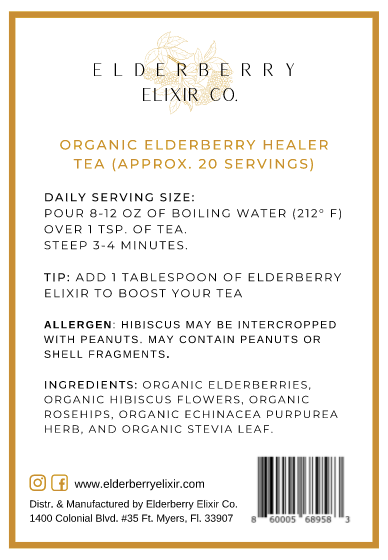 Elderberry Healer- Elderberry Tea