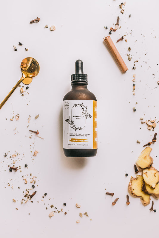 Travel Size Elderberry Elixir (4oz)